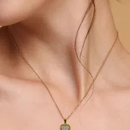 De-Ultimate Gold-Plated Heart Shaped Pendants with Chains-picture-23