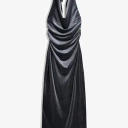 Bershka Halter Neck Sheath Midi Dress-picture-26