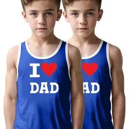 MGRS Boys Pack Of 2 Printed Cotton Basic Vests-picture-41