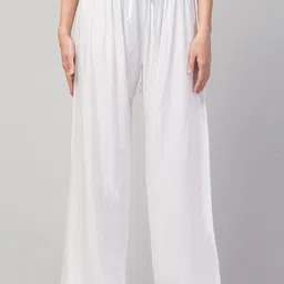 FAMBEE Women Knitted Palazzos-image-42