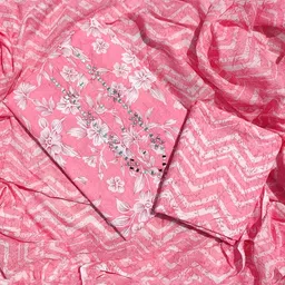 GC 80 BY GAURI COLLECTION Printed Pure Cotton Unstitched Dress Material image 2