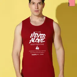 WOOSTRO Men Pack of 2 Typography Printed Round Neck Cotton Slim Fit T-shirts-picture-26