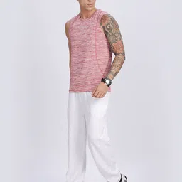 24 Street Abstract Printed Round Neck Sleeveless T-shirt image 3