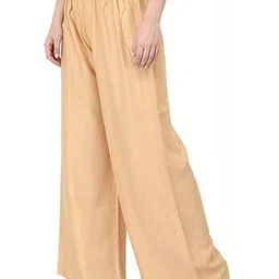 KANNA FABRIC Women Pleated Culottes Trousers image 3