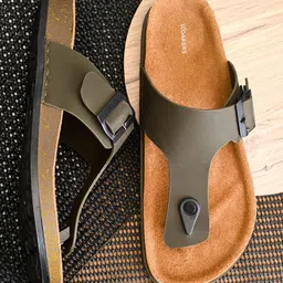 Woakers Men Leather Comfort Sandals-picture-32