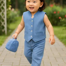 TotzTouch Kids-Girls Cotton Blazer Dresses-picture-28