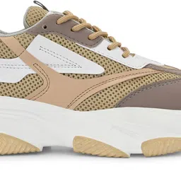 doda Colorblock Flat Sneakers with Ultra Soft Cushion Lace-Up All-Day Comfort Shoes| Running Shoes For Women image 4