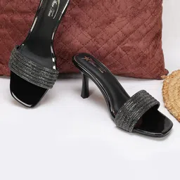 STARTOES Embellished Party Block Sandals-picture-33