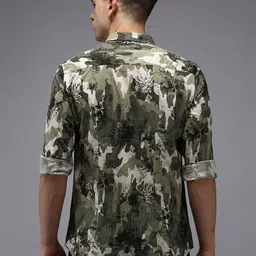 SHOWOFFFF Men Comfort Slim Fit Printed Casual Shirt image 5