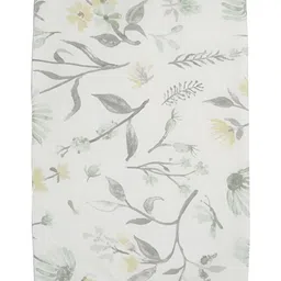 Myntra Elegant Homes 4-Pcs Grey & White Floral Printed Cotton Table Placemats image 3
