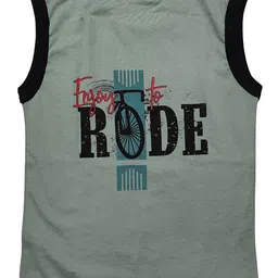 Zoom Minimondo Kids Pack Of 3 Printed Cotton Tank Vests image 2