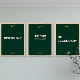 walllane Motivational Wall Art With Frame Home Decor Wall Painting For Living Room Office Bedroom image 4