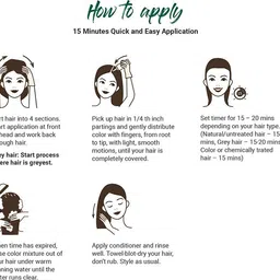 biotique Herbcolor Conditioning Hair Color, 50g + 110ml - Brown 4N (Pack of 1) , Brown image 5