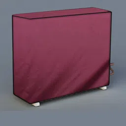 The Furnishing Tree Maroon Printed Air Conditioner Cover image 5