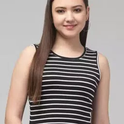 Western Darji Women Striped Cotton Crop Top-picture-24
