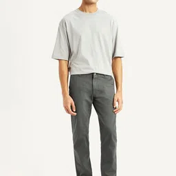 Levis Men Classic Slim Fit Solid Mid-Rise Chinos Regular Trousers-image-110