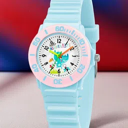Time Up Unisex Kids Printed Dial & Cut Work Straps Analogue Watch BTR-RINGER-105-picture-58