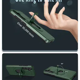 Luxury Kase Solid Samsung Galaxy S24 5G Magsafe Shockproof Rugged Back Case image 5