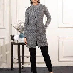 Anouk Women Geometric Printed Cardigan image 3