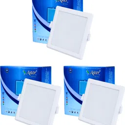 aster lite 8W Square 3-in-1 Color Changing LED Panel Light/Ceiling Light (Pack of 3) Recessed Ceiling Lamp-picture-10