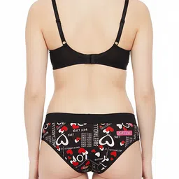 FiveFlag Pack of 3 Printed Pure Combed Cotton Mid-Rise Hipster Briefs image 4