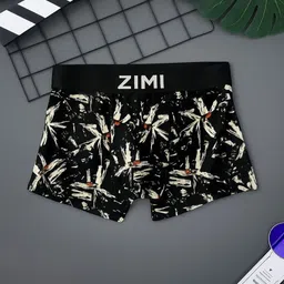 ZIMI LIFESTYLE Pack of 3 Printed Short Trunks image 3