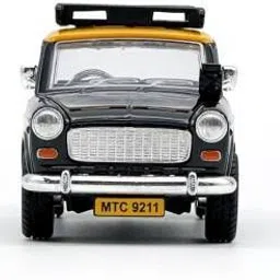 premium toyz Queen 70's Taxi Kali Pili Miniature Scale Model Toy Car Pullback Action image 5