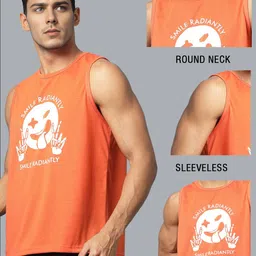 chkokko Stylish Cotton Tanktop Typography Print for Gym Sports & Casual Wear Breathable Men Vest image 3