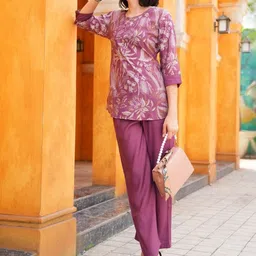 GOLDSTROMS Printed Round Neck Tunic With Trousers image 3