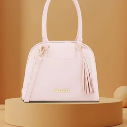 Caprese Structured Handheld Bag with Tasselled Detail-picture-56