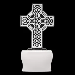 1ST TIME Red & Green Textured Acrylic Contemporary Abstract Shaped Shaped Wall Lamp image 5