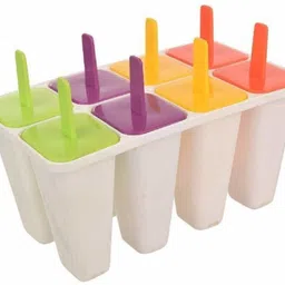 Ice Cream Candy Kulfi Maker Popsicle Mould Ice Lolly Mould Multicolor Multicolor Plastic Ice Cube Tray-image-25