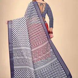 Abhilasha Zari Handloom Maheshwari Saree image 4