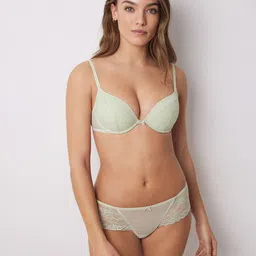 women'secret Floral Lace Push-Up Bra - Medium Coverage Underwired Heavily Padded-picture-28