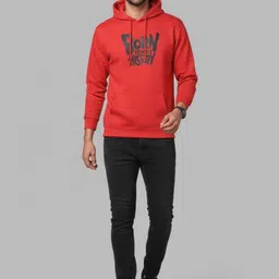 Moda Rapido Men Printed Hooded Sweatshirt image 2