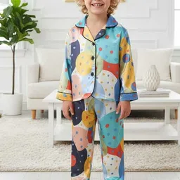 YK Unisex Kids Printed Night suit-picture-24