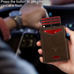 VOGARD Unisex Leather Card Holder With RFID image 2