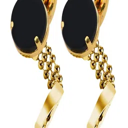 Curren Gold-Plated Contemporary Textured Chain Knot Cufflinks-picture-25