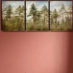 Myntra Elegant Homes Blue & Green 3 Pieces Floral & Botanical Wall Art-picture-36