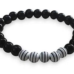 AccessHer Unisex Artificial Beaded Elasticated Bracelet image 2