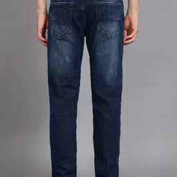 mufti Men Regular Mid Rise Blue Jeans image 4