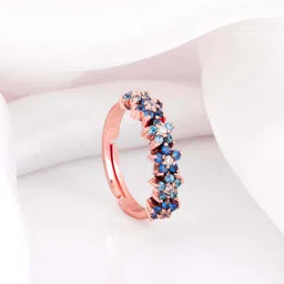 giva Sterling Silver Zircon Rhodium Plated Ring-picture-23