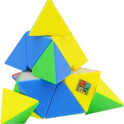hawkister MoYu Pyraminx M Cube Magnetic Stickerless, Pyramid M 3x3 Speed Cube image 3
