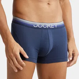 jockey US20 Super Combed Cotton Elastane Stretch Solid Men Trunk image 2