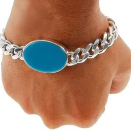 aanyacrystal Silver Brass Bracelet image 1