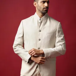 rare rabbit Men SUIT-2PCS CNTP FIT Solid Suit image 3