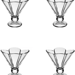 mirim Glass Dessert Bowl Designer Glass Ice-Cream Bowl 180 ml-picture-19