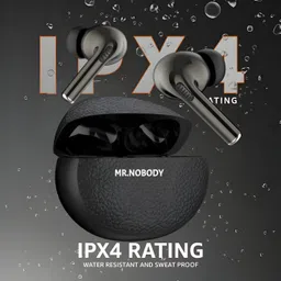 mr.nobody Ultrabuds with Latest BT v6.0,40Hr Playtime,13mm Dynamic Driver,Rich Bass N186 Bluetooth Headset image 5