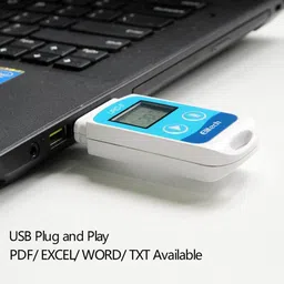 peace tech LCD Display USB Temperature Data Logger Recorder 32000 Points High Accuracy Test Indicator image 2