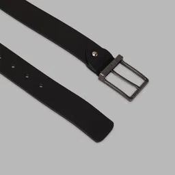 van heusen Men Black Genuine Leather Belt image 3
